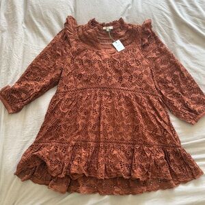 NWT Premium AE77 Eyelet Mini Dress